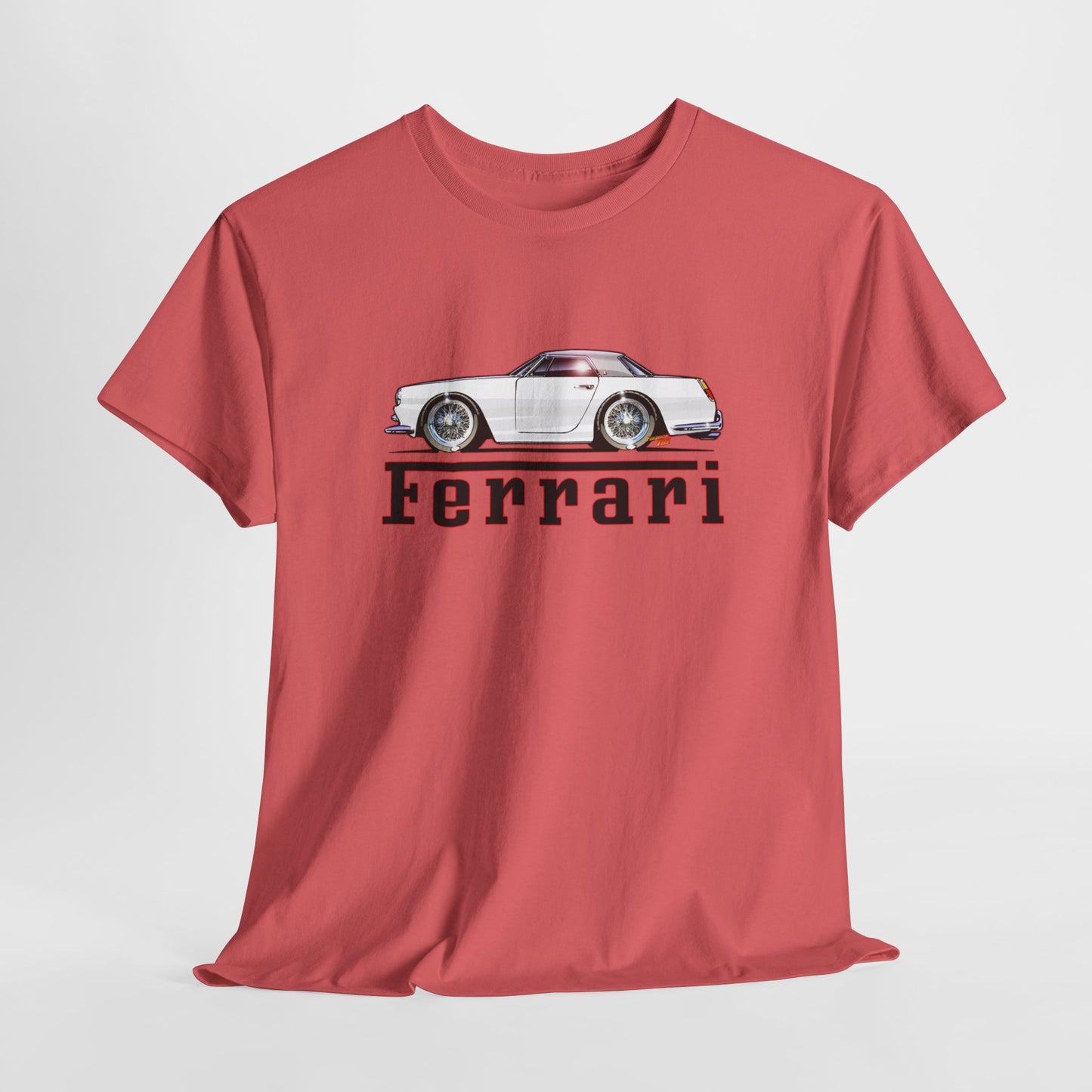FERRARI 250GT 1959 Classic Car Concept Art Heavy Cotton Tee 10 Colors