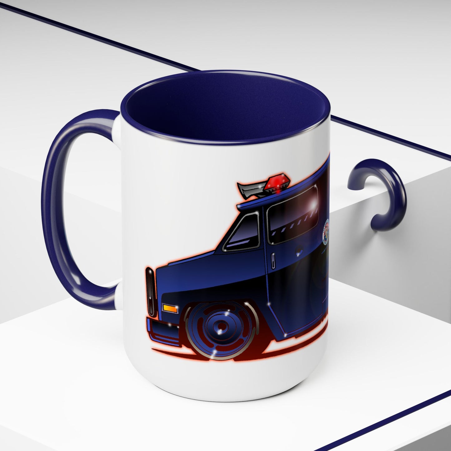 SWAT VAN TV Car Concept Art Coffee Mug 15oz-Mug-Fireball Tim Garage