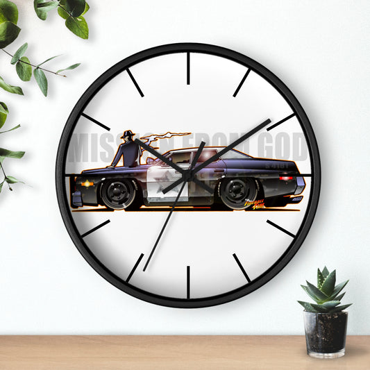 BLUES BROTHERS Bluesmobile Movie Car Mission From God Garage Wall Clock