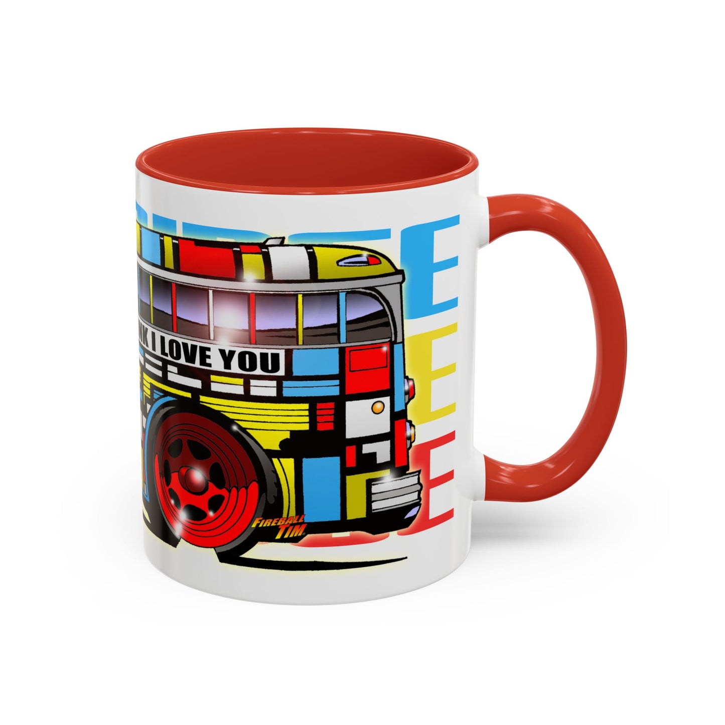 PARTRIDGE FAMILY BUS Collectible Coffee Mug - 2 Sizes 3 Colors