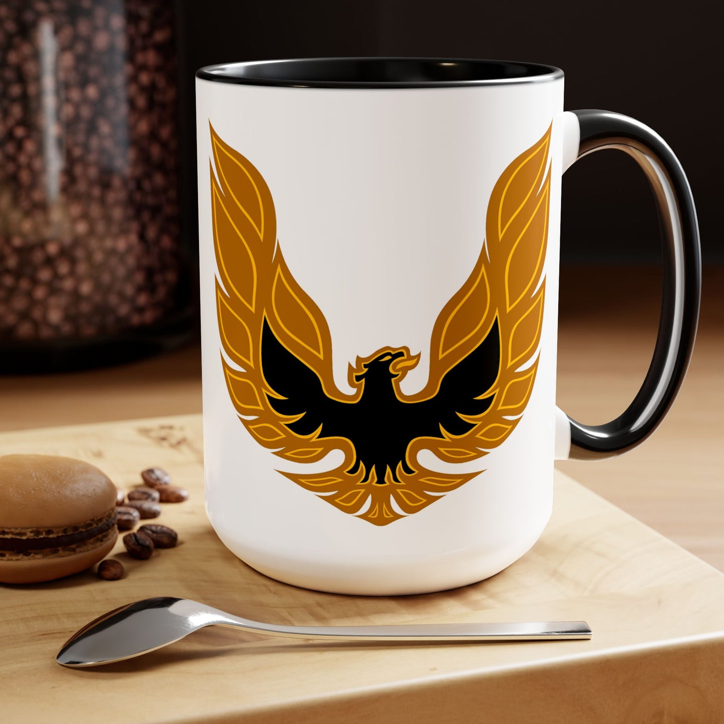 SMOKEY AND THE BANDIT Pontiac Trans Am Screaming Chicken Coffee Mug - 15oz