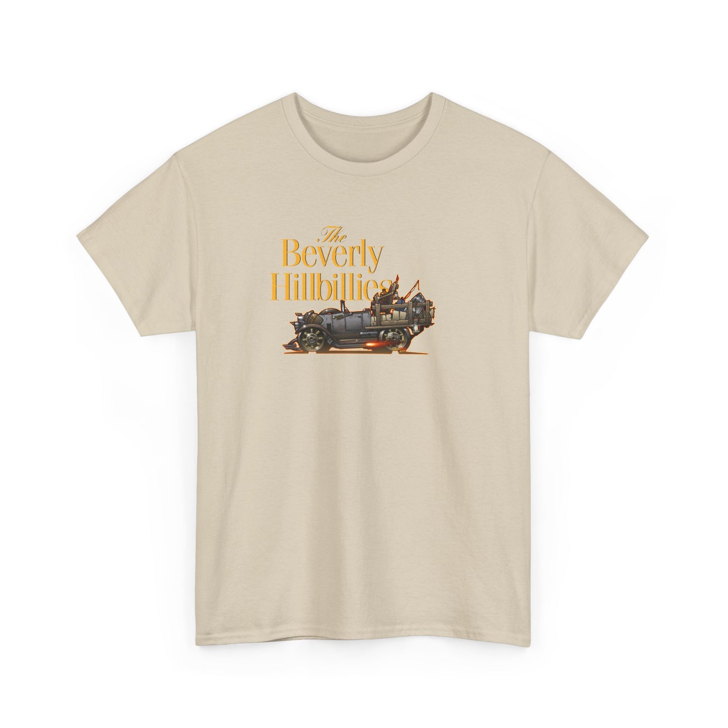 THE BEVERLY HILLBILLIES TV Show Jalopy Car Unisex Heavy Cotton Tee 12 Colors