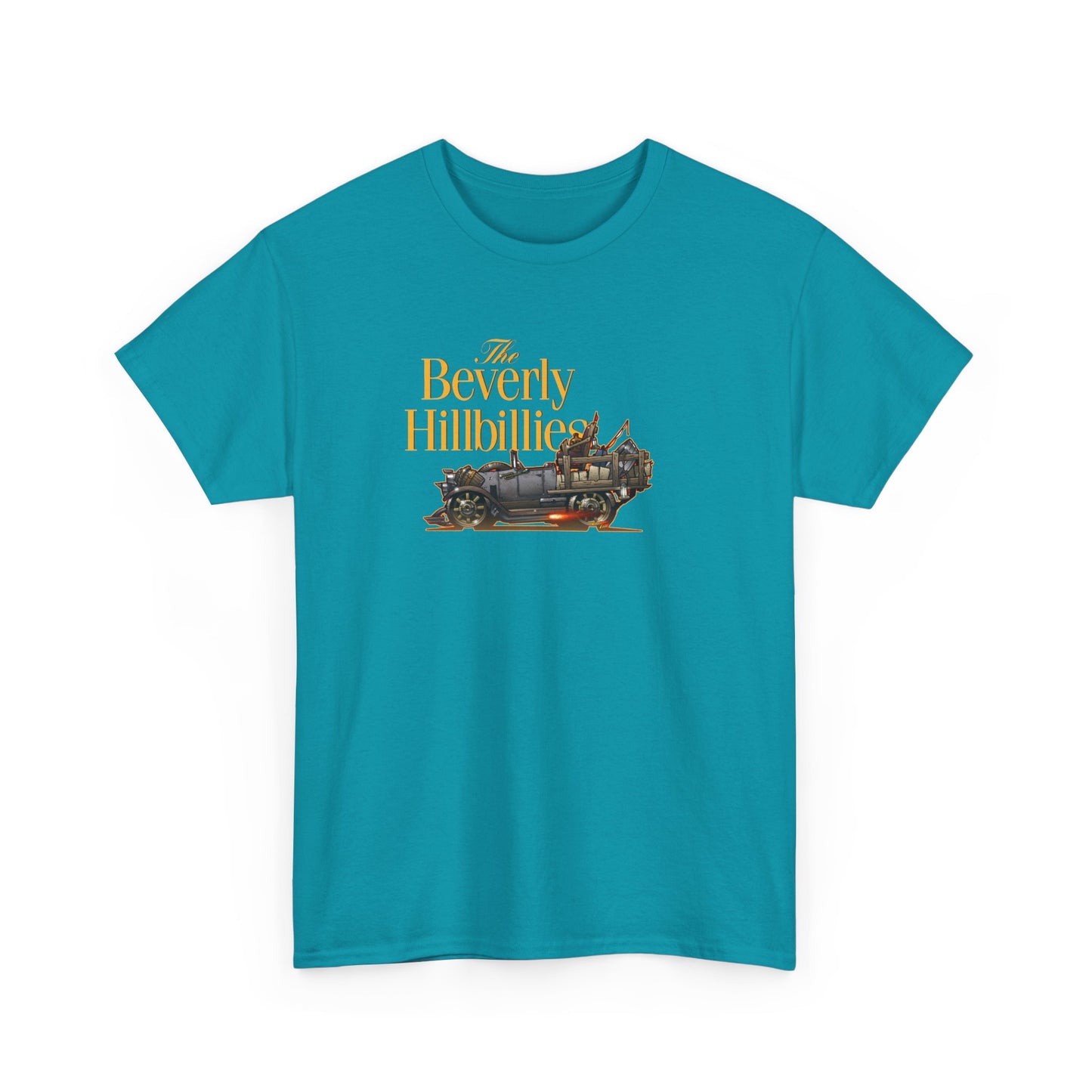 THE BEVERLY HILLBILLIES TV Show Jalopy Car Unisex Heavy Cotton Tee 12 Colors