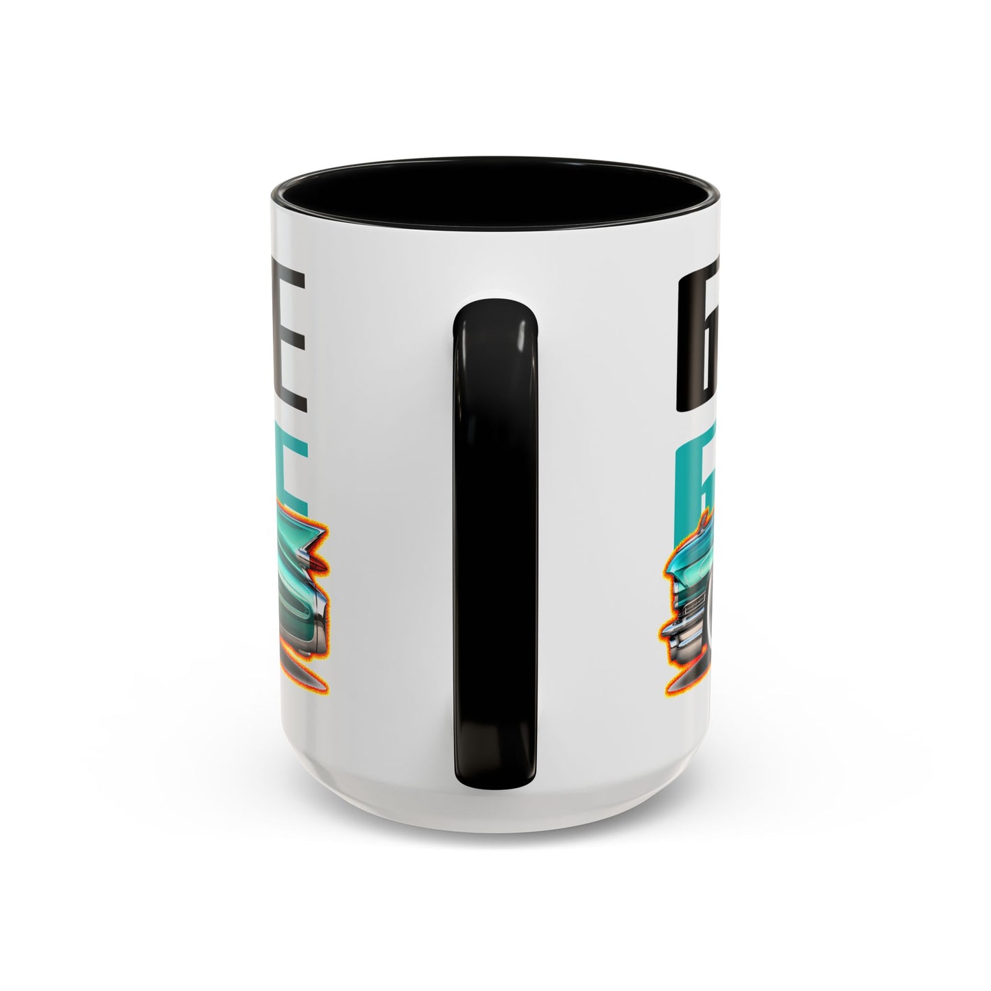 CADILLAC CUSTOM COUPE 1961 Collectible Fireball Art Coffee Mug - 2 Sizes