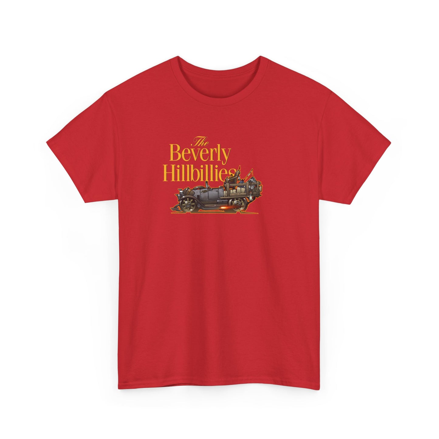 THE BEVERLY HILLBILLIES TV Show Jalopy Car Unisex Heavy Cotton Tee 12 Colors