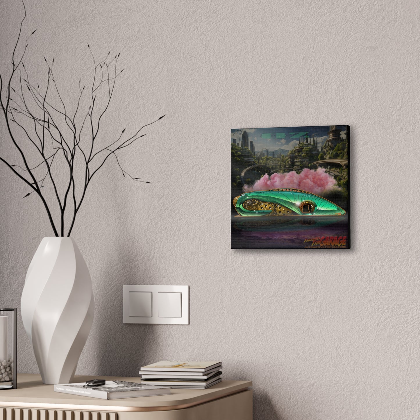 WICKED WIZARD OF OZ TRAIN Canvas Art Print - 2 Sizes
