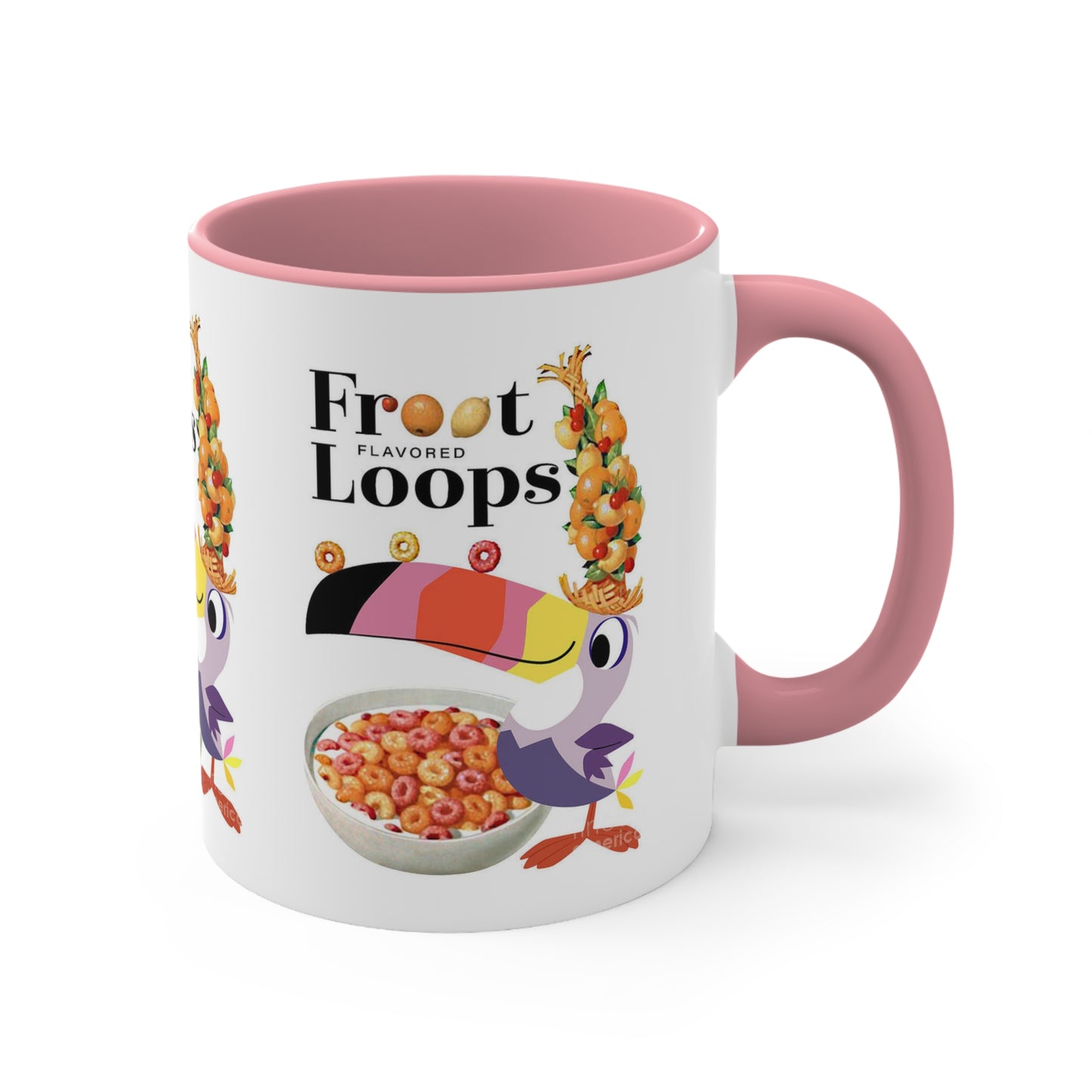 VINTAGE FROOT LOOPS Cereal Box Art Coffee Mug 11oz-Mug-Fireball Tim Garage