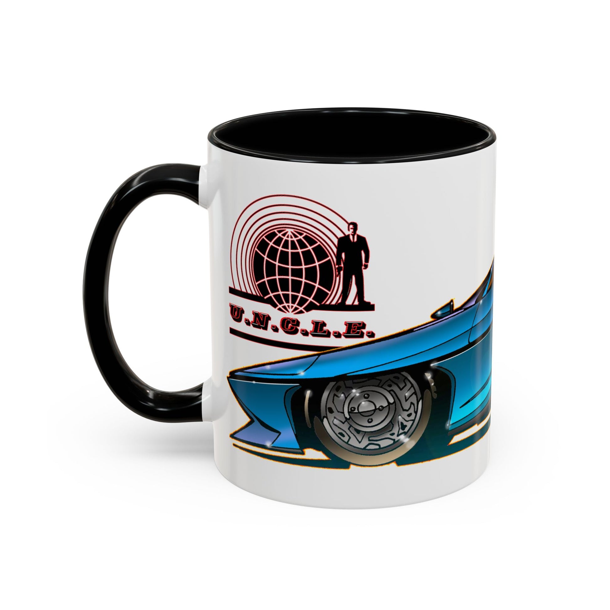 THE MAN FROM UNCLE Piranha TV Car Concept Art Coffee Mug 2 Sizes 2 Colors-Mug-Fireball Tim Garage