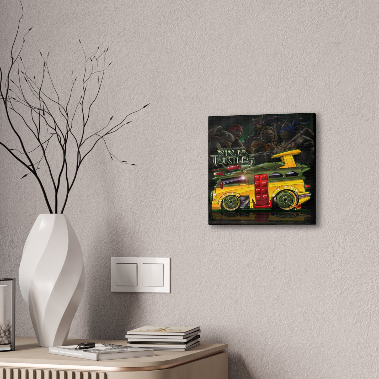 TEENAGE MUTANT NINJA TURTLE VAN Canvas Art Print - 2 Sizes