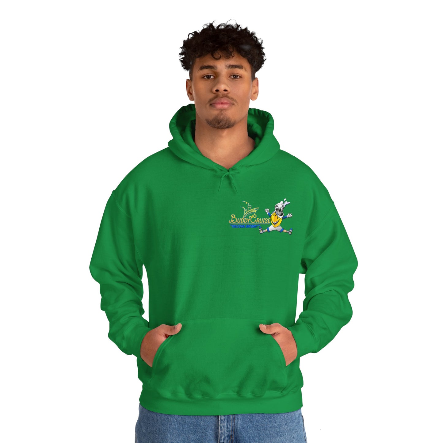 BUDDY CRUISE Unisex Heavy Blend Hooded Sweatshirt in 9 Colors
