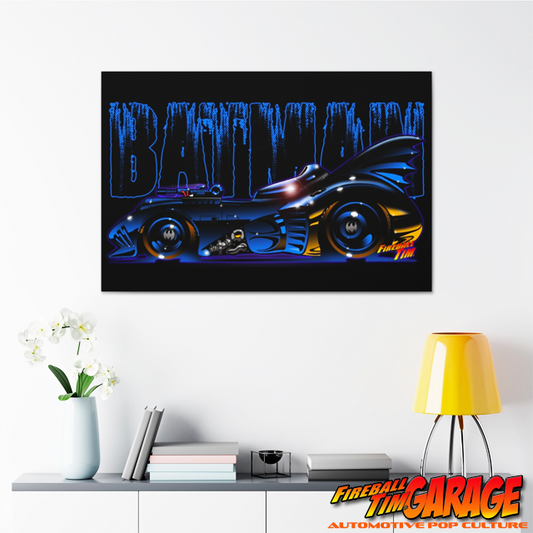 1989 Batmobile Hyperprint Concept Art by Fireball Tim Garage