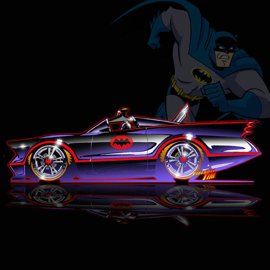 1966 Batmobile Concept Art by Fireball Tim