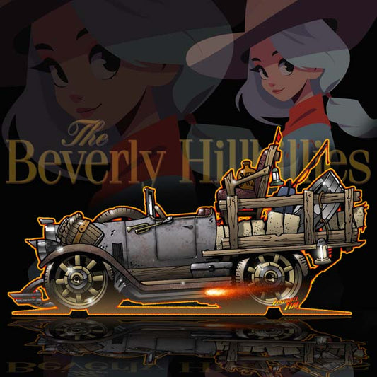 Beverly Hillbillies TV Car Concept Art by Fireball Tim Garage