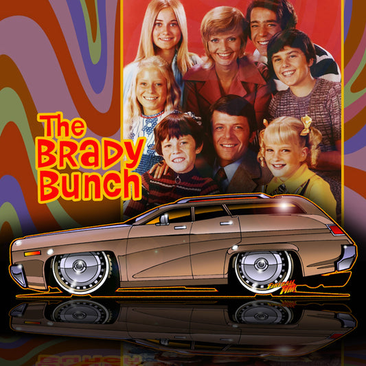 The Brady Bunch Station Wagon Concept Art by Fireball Tim Garage