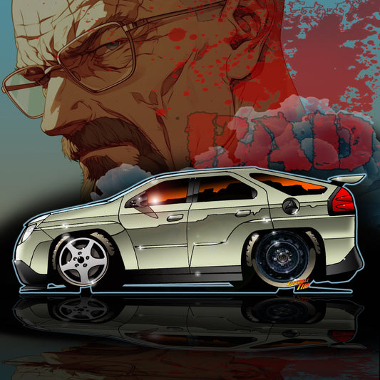 Braking Bad Automotive Pop Culture Art by Fireball Tim Garage