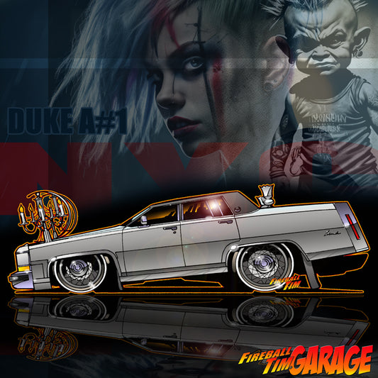 Escape from New York Duke Cadillac Art