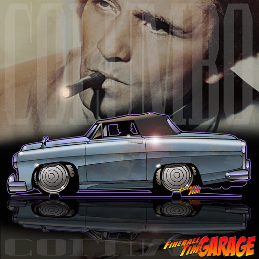 Columbo Peugeot TV Car Concept Art by Fireball Tim Garage