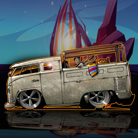 Nookie Wagon Fireball Tim Art