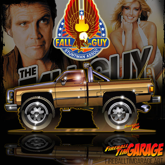 The Fall Guy Automotive Pop Culture Concept Art by Fireball Tim Garage