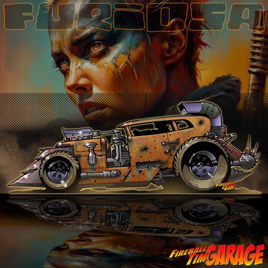 Furiosa Mad Max Custom Car Art