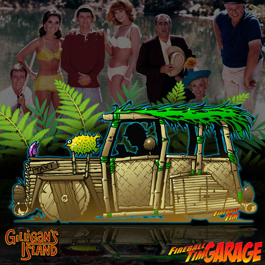 Gilligans Island Bamboo Car Concept Art by Fireball Tim