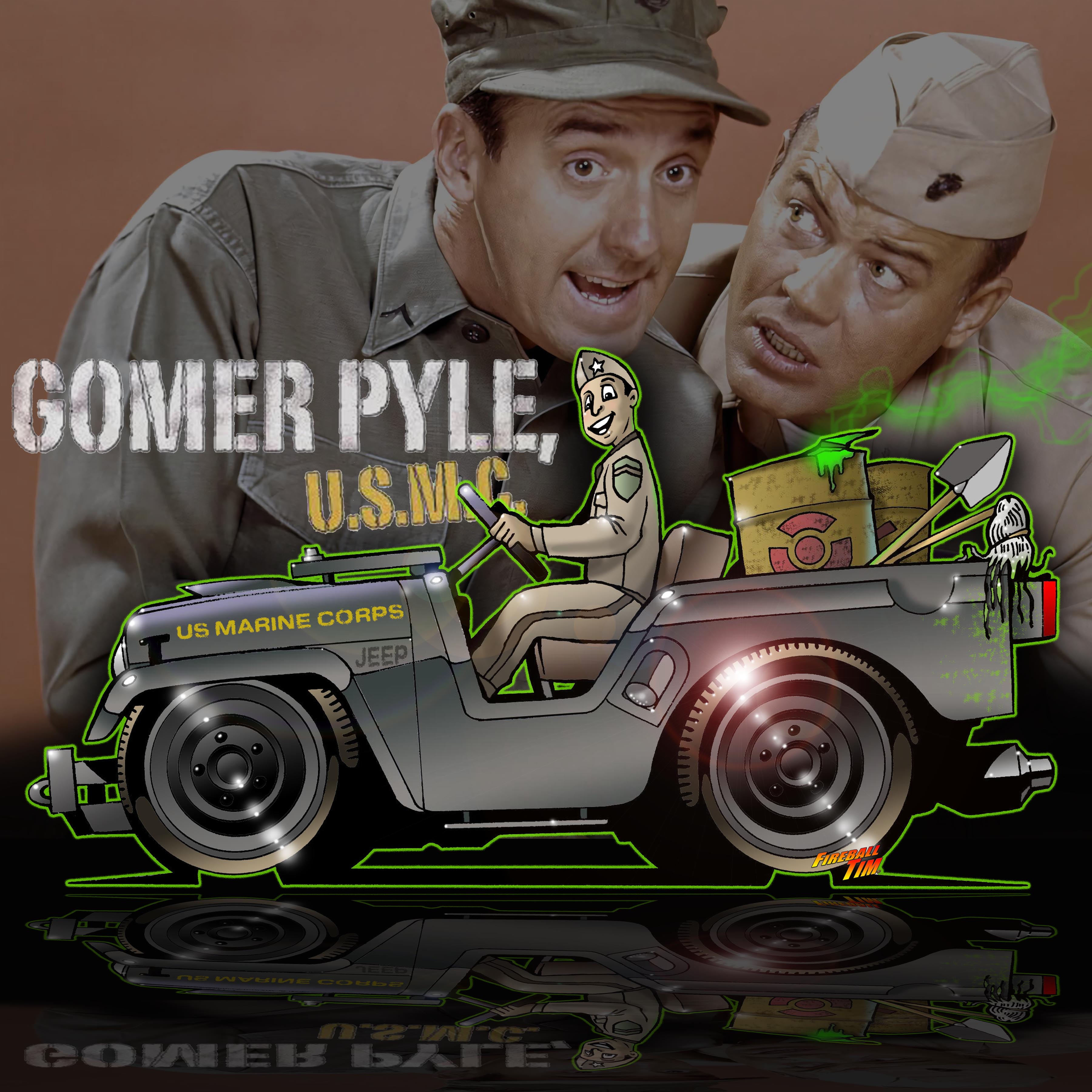 GOMER PYLE, Boss Hogg, Disney, Cool Art & NEW COLORING BOOK! – Fireball ...