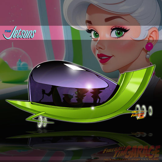 Jetsons Automotive Pop Culture Concept Art by Fireball Tim Garage