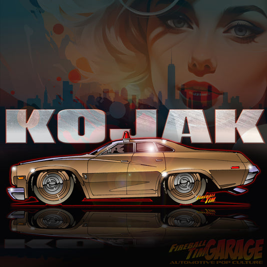 Kojak Automotive Pop Culture Cars by Fireball Tim Garage