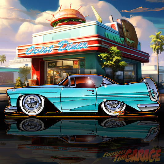 OVIST 1954 CUSTOM Concept Art by Fireball Tim Garage