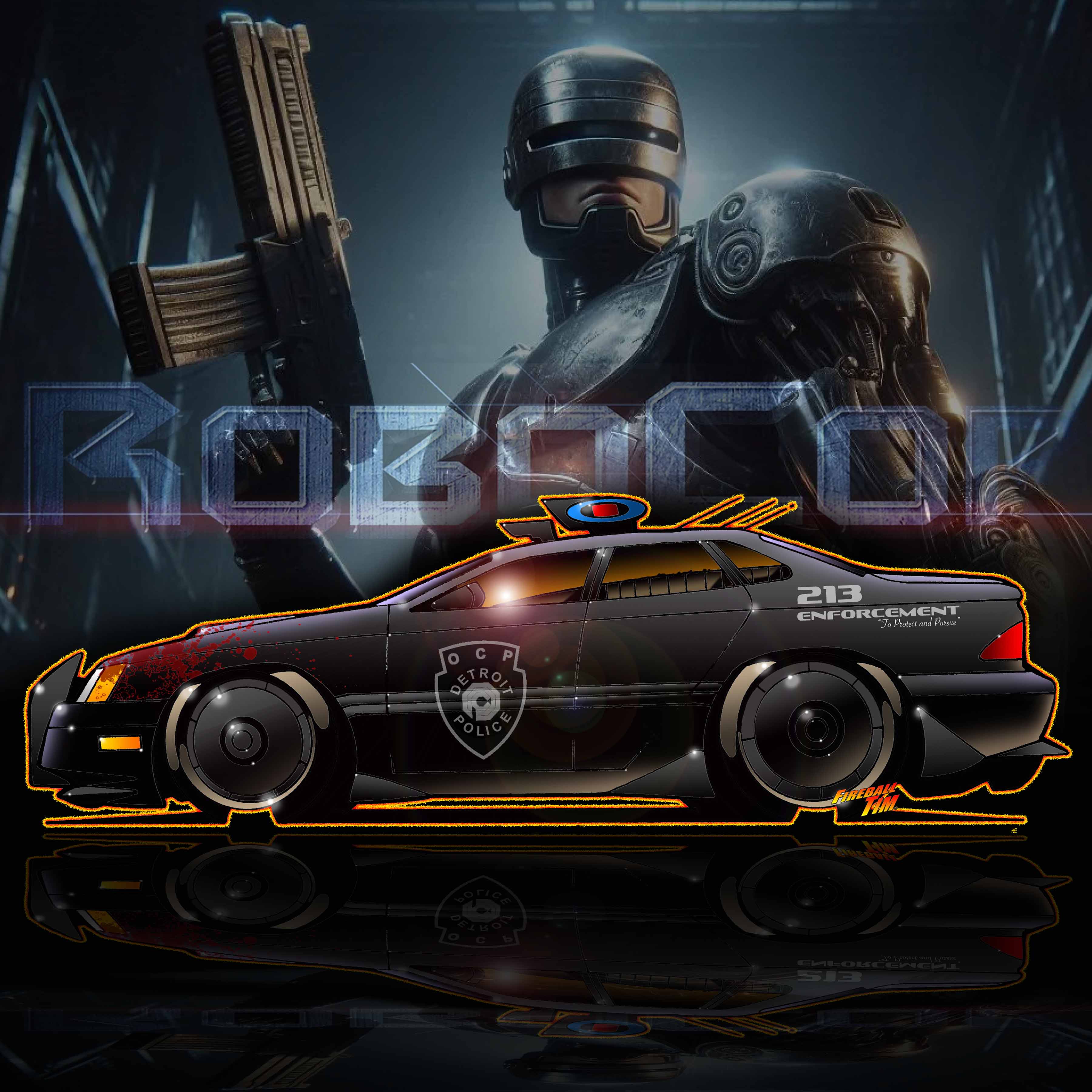 Muscle Robocop ROBOCOP, Rockford, Terminator, Muscle Cars & BEWITCHED! – Fireball Tim ...