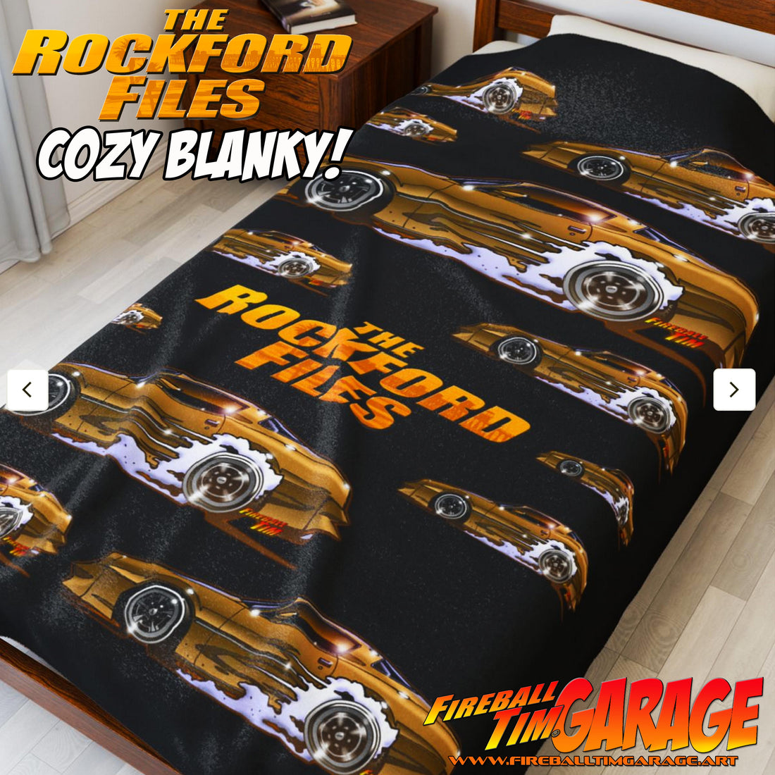 ROCKFORD ART, Biscayne, Cozy Blankets, Toons & Badassery