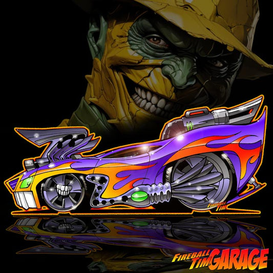 Son of the Mask Muscle car Concept Art by Fireball Tim