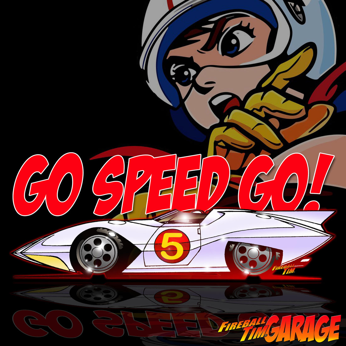 Speed Racer Mach 5 Concept Art by Fireball Tim Garage