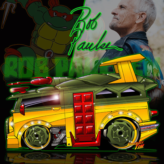 Teeneage Mustant Ninja Turtle Concept Art - Fireball Tim Garage