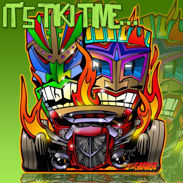 Fireball Tiki Hot Rod Concept Art