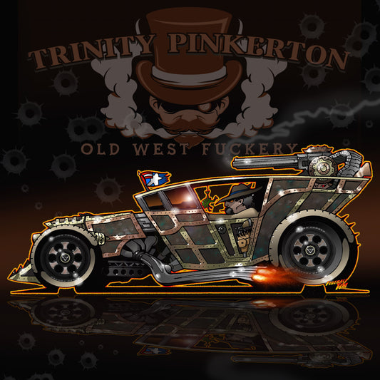 Trinity Automotive Pop Culture Art by Fireball Tim Garage