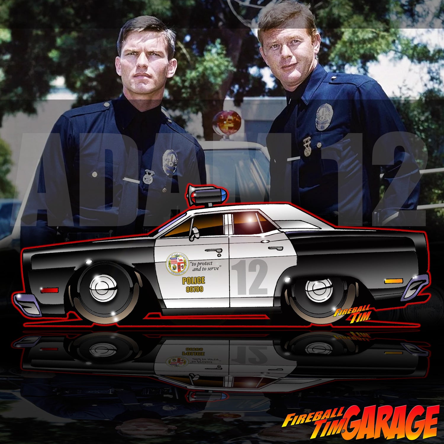 TV & Movie Car Canvas Wall Prints