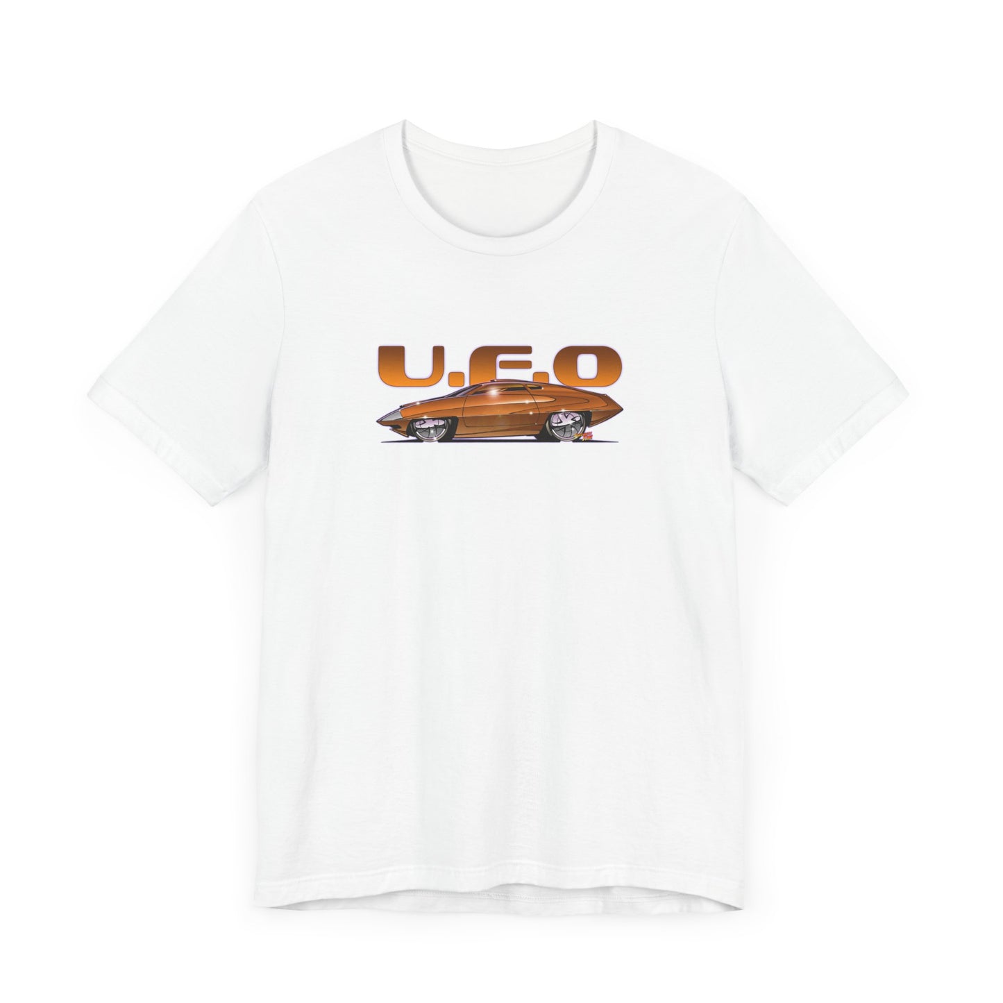 UFO ED STRAKER CAR TV Car Concept Art Short Sleeve Tee 12 Colors