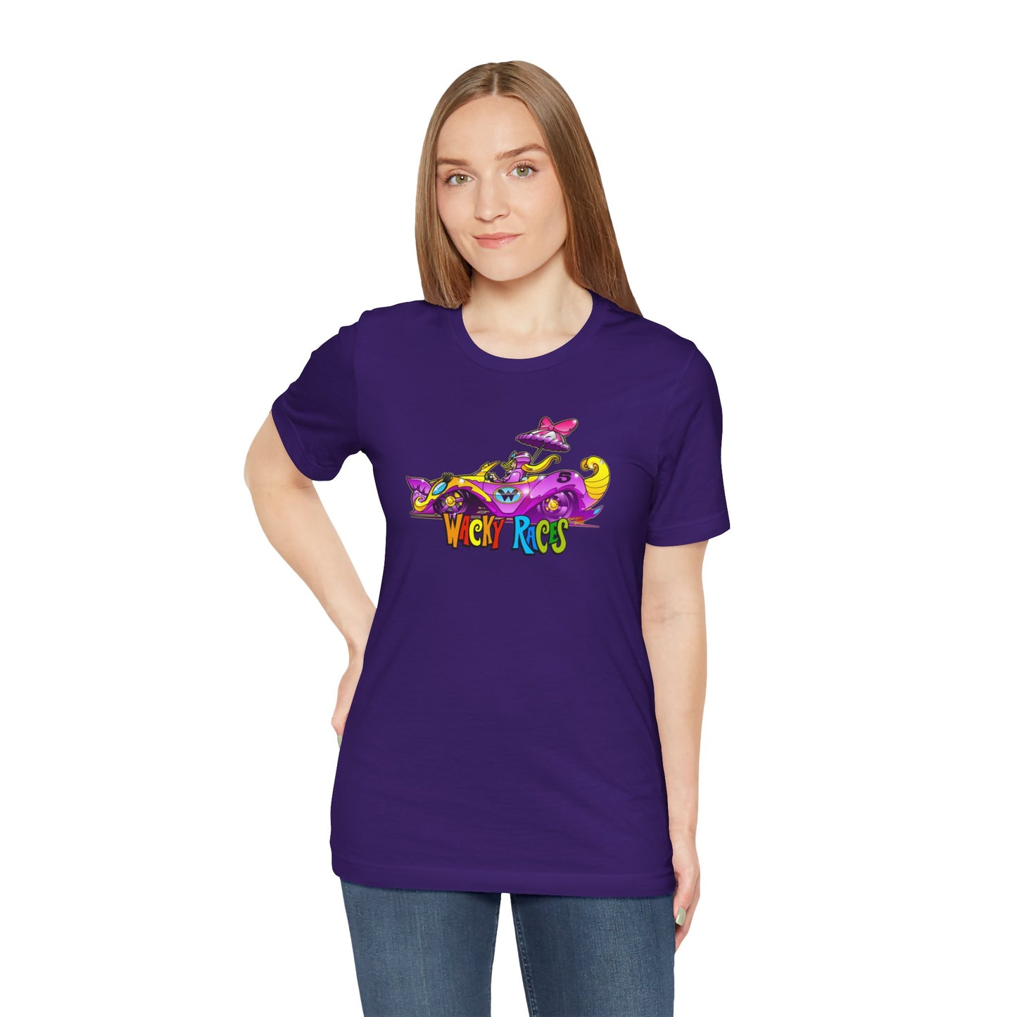 PENELOPE PITSTOP Wacky Races Cartoon Concept Art Short Sleeve Tee 10 Colors