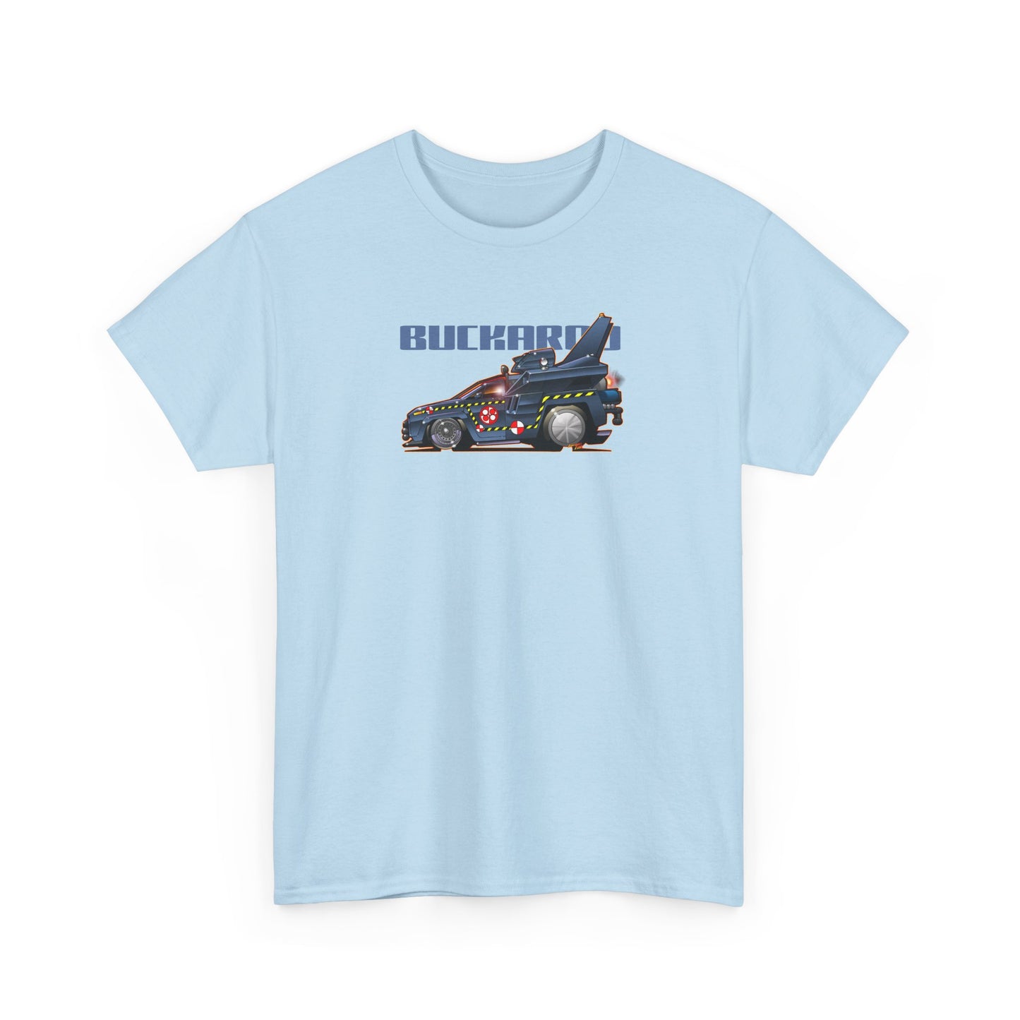 BUCKAROO BANZAI JET TRUCK Movie Car Fireball Art Tee Shirt - Musltiple Sizes