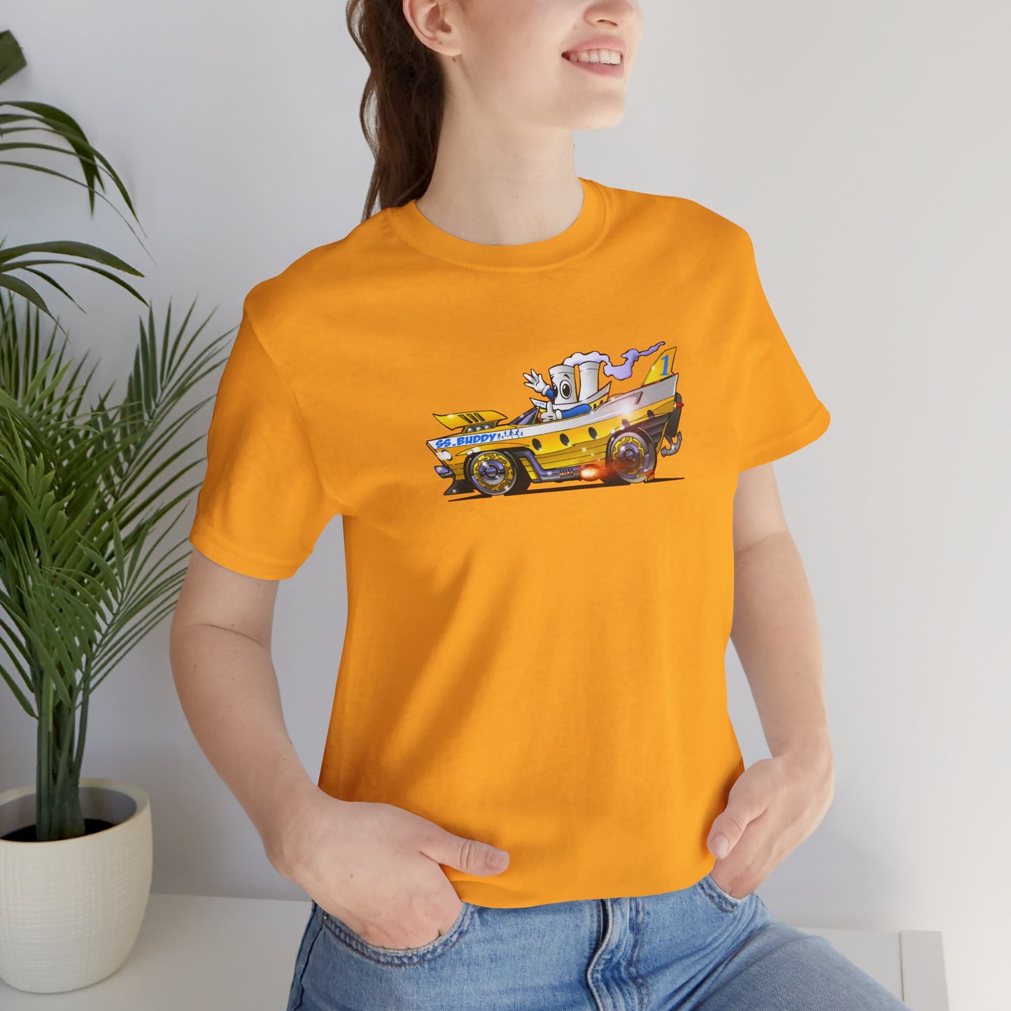 BUDDY CRUISE BUDDYMOBILE Custom Car Art Short Sleeve Tee in 17 Colors
