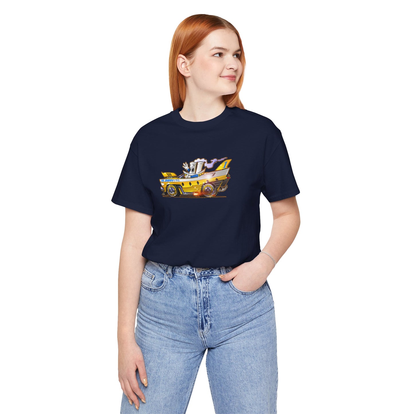 BUDDY CRUISE BUDDYMOBILE Custom Car Art Short Sleeve Tee in 17 Colors