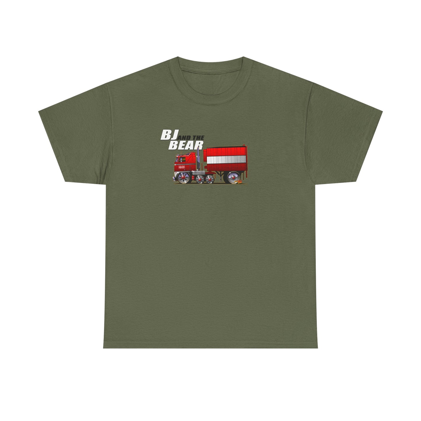 BJ AND THE BEAR Semi Truck Fireball Art Tee Shirt - Multiples