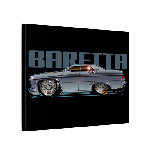 BARETTA CHEVY IMPALA TV Show Car Canvas Art Print - 11x14