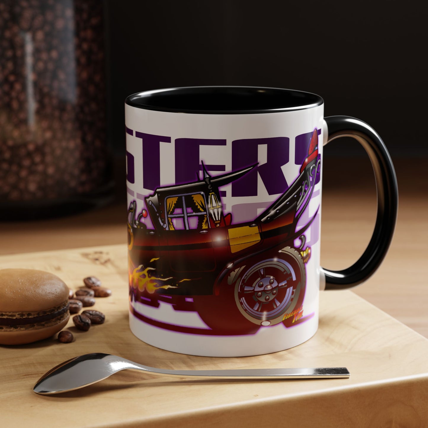 THE MUNSTERS TV Show Munster Koach Fireball Art Coffee Mug - 2 Sizes