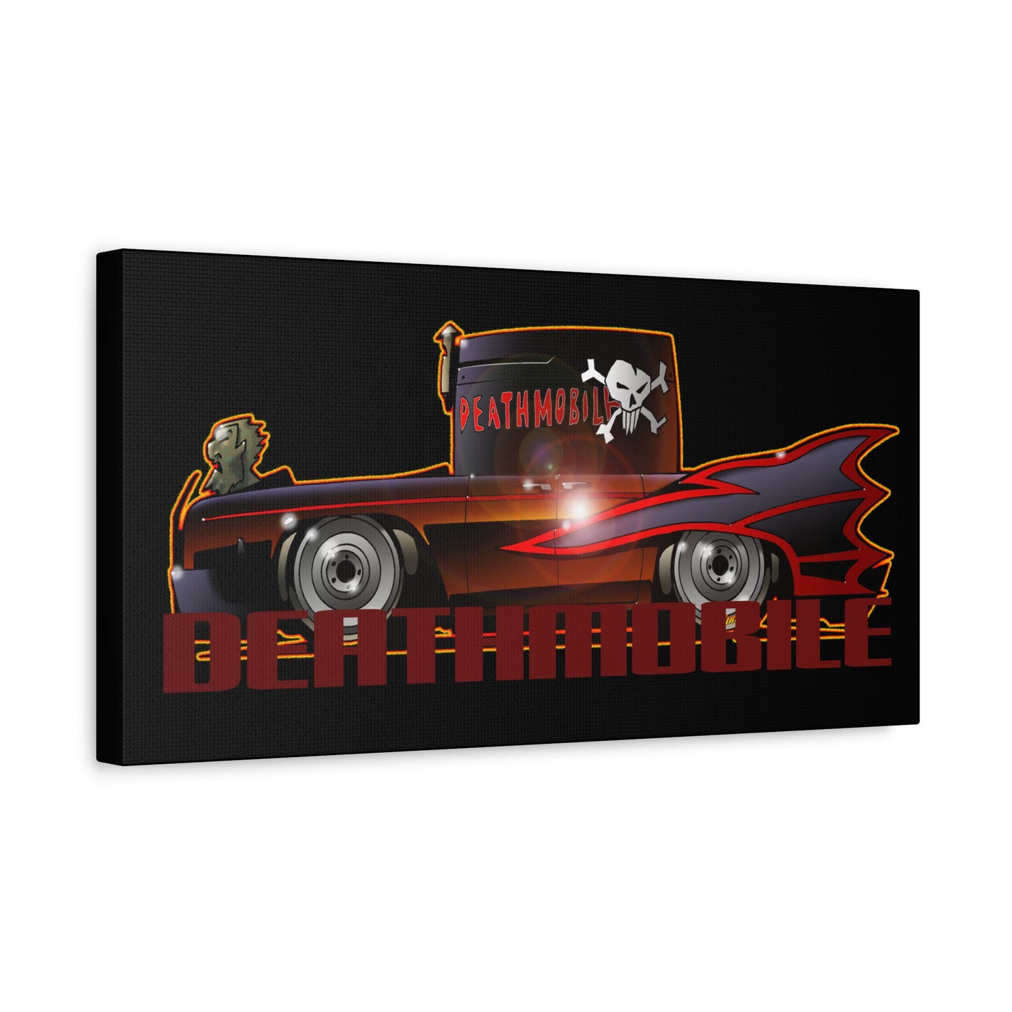 ANIMAL HOUSE DEATHMOBILE Fireball Art Canvas Wall Print