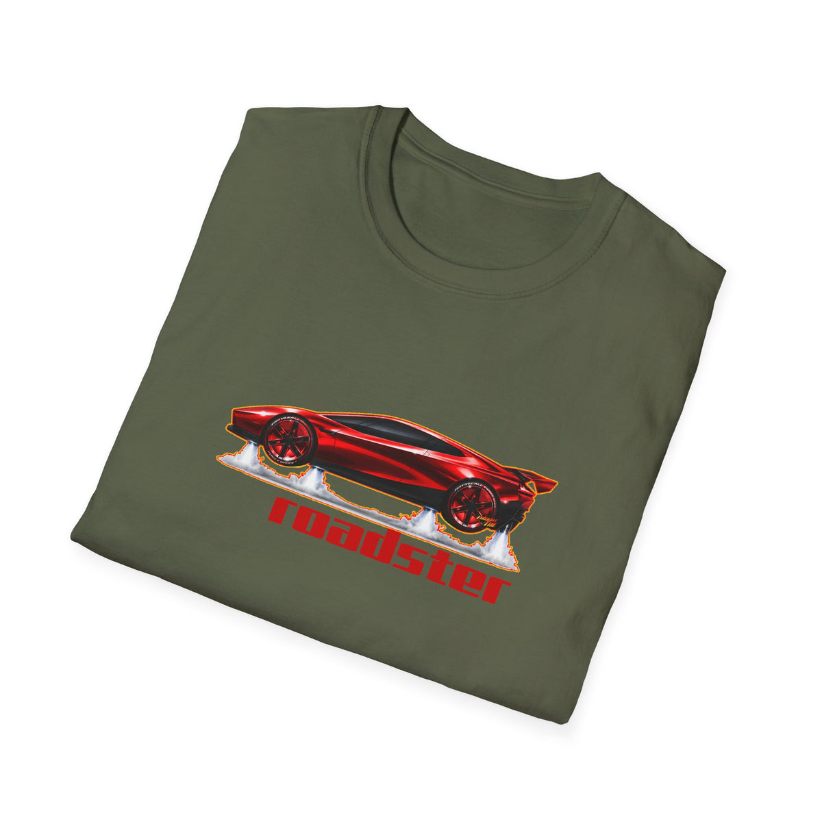 TESLA FLYING ROADSTER Collectible Fireball Art TeeShirt