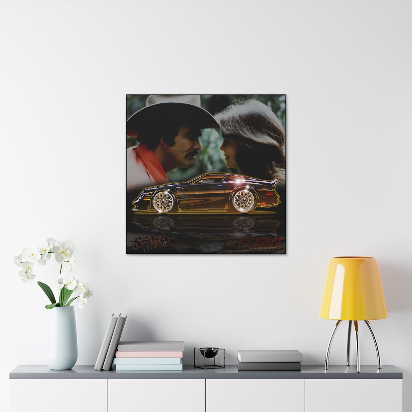 SMOKEY AND THE BANDIT Pontiac Trans Am Concept Art Canvas MASTERPRINT 3 Sizes