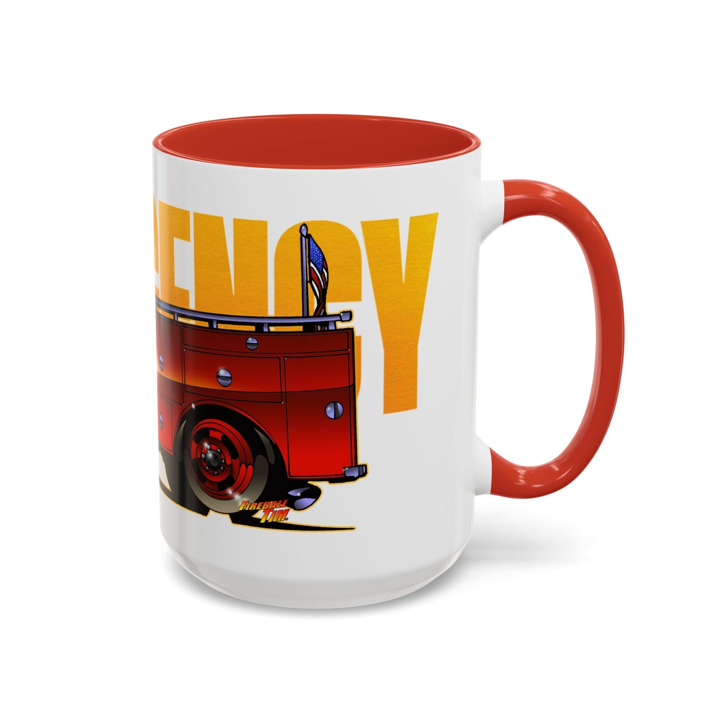 EMERGENCY SQUAD 51 Paramedic Truck Collectible Art Coffee Mug - 2 Sizes