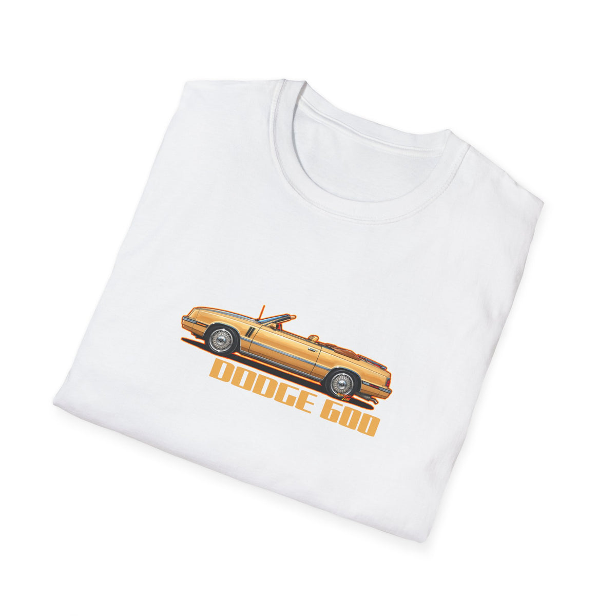 DODGE 600 CONVERTIBLE 1985 Collectible Fireball Art TeeShirt